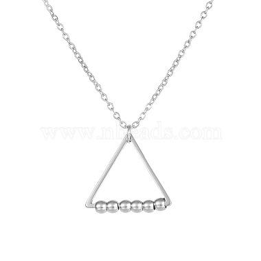 Triangle Titanium Steel Necklaces