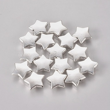 14mm Star Alloy Beads