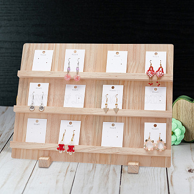 3-Tier Rectangle Wooden Earring Display Card Stands(EDIS-WH0029-78)-7