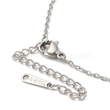 304 Stainless Steel Pendant Necklaces(NJEW-H010-02P)-3