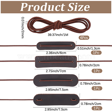 4 Sets 4 Gr&ouml;&szlig;en Leder-Notebook-Schutzh&uuml;lle(FIND-CP0003-74B)-2