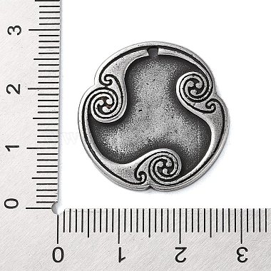 Rune Letters Alloy Pendants(PALLOY-S193-01AS-20)-3