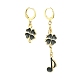 Golden Alloy Enamel Dangle Leverback Earrings(EJEW-JE05654-02)-1