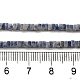 natürliche blaue Fleck Jaspis Perlen Stränge(G-N342-82)-5