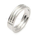 Alloy Wide Finger Rings, Platinum, 5.5mm, US Size 9 3/4(19.5mm)(RJEW-H230-11D-P)