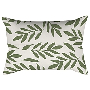 Green Series Nordic Style Geometry Abstract Polyester Throw Pillow Covers, Cushion Cover, for Couch Sofa Bed, Rectangle, Leaf, 300x500mm(PW23042594708)