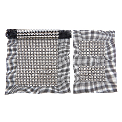 Glass Rhinestone Purse Making Accessories Set, with Gridding, Crystal, 18~25x25~41.5x0.4cm, 2pcs/set(DIY-WH0259-87)