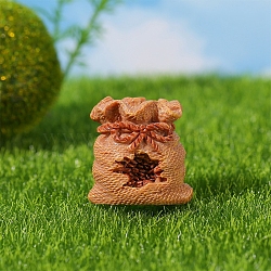 Resin Ornaments, Micro Landscape Home Accessories, Pretending Prop Decorations, Sack, 31x32mm(PW-WG84742-02)