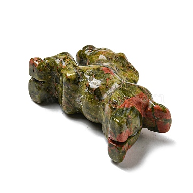 figurines de chevaux de guérison sculptées en unakite naturel(DJEW-D012-05B)-2