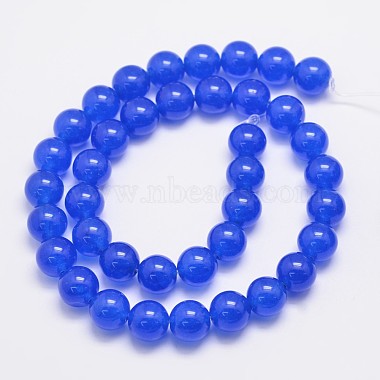 Natural & Dyed Malaysia Jade Bead Strands(X-G-A146-10mm-A21)-2