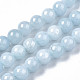 Cordes de perles de calcédoine naturelles(X-G-S333-6mm-004)-1