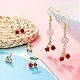 8Pcs Brass Micro Pave Clear Cubic Zirconia Charms(KK-LS0001-38)-6