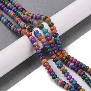 Natural Dolomite Bead Strands, Dyed, Rondelle, 6~6.5x3.5~4mm, Hole: 1mm, about 106pcs/strand, 15.94''(40.5cm)(G-Q017-F06-01-1)