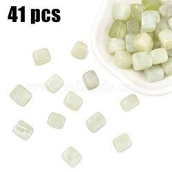 1 Strand Natural Xiuyan Jade Beads Strands, Cuboid, 7~12x8~9x8~9mm, Hole: 1.4mm, about 41pcs/strand, 14.88''(37.8cm)(G-YW0002-85)