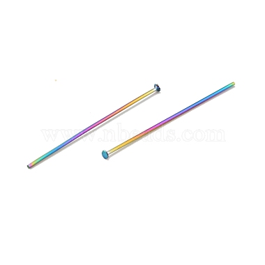 Ion Plating(IP) 304 Stainless Steel Flat Head Pins(X-STAS-E156-02M-01)-3