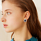 5 Pairs 5 Style Cubic Zirconia Diamond Stud Earrings(EJEW-AN0004-30)-4