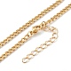 Brass Micro Pave Clear Cubic Zirconia Initial Pendant Necklaces(NJEW-JN03506)-4