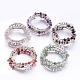 Five Loops Wrap Gemstone Beads Bracelets(BJEW-JB02589)-1