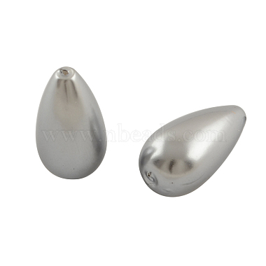 ABS Plastic Imitation Pearl Teardrop Beads(X-MACR-S265-M)-2