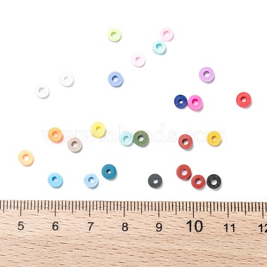 240G 24 Colors Handmade Polymer Clay Beads(CLAY-JP0001-08-4mm)-3