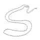 Латунных звено цепи ожерелья(NJEW-K123-10P)-2