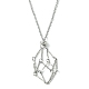 Crystal Cage Holder Necklace(NJEW-JN04604-01)-2