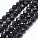 Natural Black Onyx Beads Strands(G-E469-07-4mm)-1
