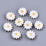 Natural Freshwater Shell Beads, Flower, Seashell Color, 10x4.5mm, Hole: 0.8mm.(SHEL-S266-14A-01)