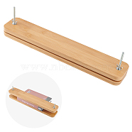 Wooden Book Press Tools, for Bookbinding, Rectangle, Moccasin, 440x82x105mm(AJEW-WH0258-972A)