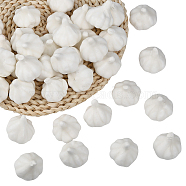 Mini Foam Imitation Garlic, Simulation Vegetable, for Dollhouse Accessories Pretending Prop Decorations, White, 38x35x40mm, 20pcs/bag(DJEW-WH0063-38)