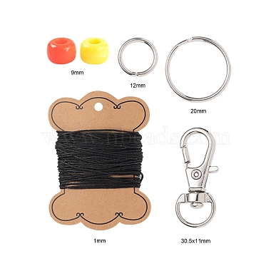 1 Box 13 Colors 325Pcs Plastic Barrel Beads(DIY-LS0003-02)-3