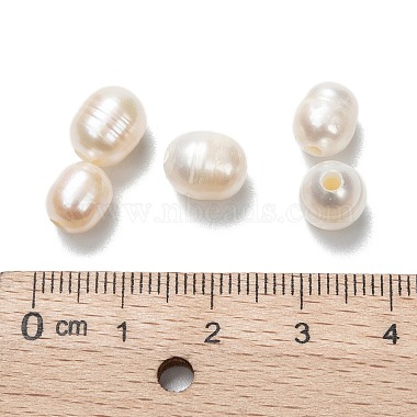 Perles de culture d'eau douce naturelles de grade b(PEAR-ZX002)-4