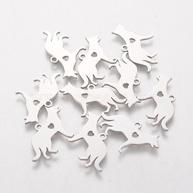 Stainless Steel Color Dog 201 Stainless Steel Pendants