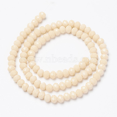 Chapelets de perles en verre opaque de couleur unie(EGLA-A034-P3mm-D05)-2