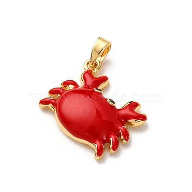 laiton &eacute;mail pendentifs(X-KK-K305-04G)-3