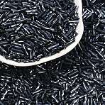 Glass Twist Bugles Seed Beads, Marine Blue, about 6mm long, 1.8mm in diameter, hole: 0.6mm, 1250pcs/50g(X-TTSDB6MM706)