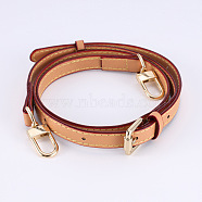 Adjustable PU Leather Shoulder Strap, with Alloy Swivel Clasps, for Bag Straps Replacement Accessories, Sandy Brown, 92~12.05x1.5x0.2cm(FIND-WH0077-23)