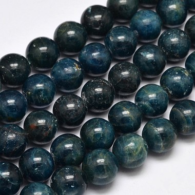 14mm Round Apatite Beads
