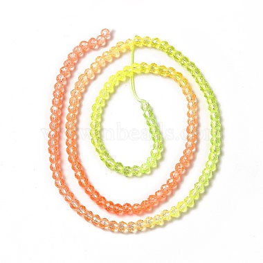 Transparent Gradient Color Glass Beads Strands(X-GLAA-H021-01B-09)-4