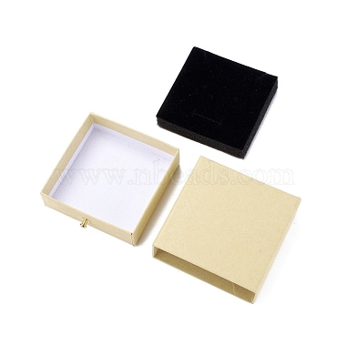 Square Paper Drawer Jewelry Set Box(CON-C011-03A-06)-3