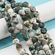 Natural Tree Agate Frosted Agate Round Gemstone Beads Strands(G-O151-01-8mm)-4