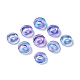Transparent Spray Painted Glass Beads(X-GLAA-N035-04A)-2