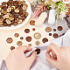 200Pcs 4 Style 2-Hole Flat Round Coconut Buttons(BUTT-AR0001-03)-3