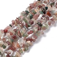 Agate naturelle perles de puce brins, 5~19.5x3~8.5x1.5~7.5mm, Trou: 1mm, Environ 221~293 pcs/chapelet, 31.10~32.68 pouce (79~83 cm)(X-G-G905-04)