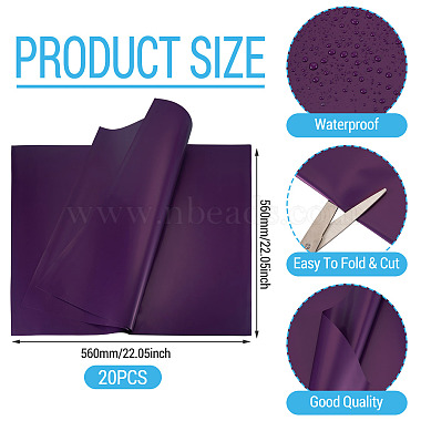 20Pcs Waterproof Gift Wrapping Paper(DIY-TAC0016-72A-08)-4
