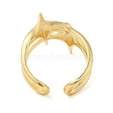 Brass Open Cuff Ring(RJEW-Q805-08G)-3