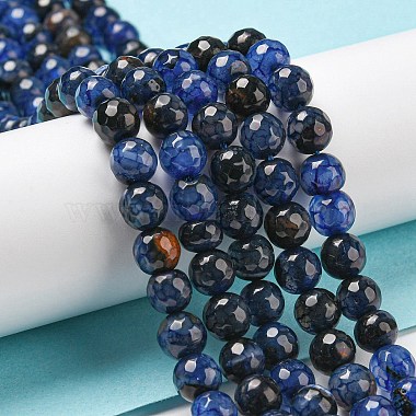 Natural Agate Beads Strands(G-C082-A01-12)-2