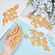 5Pairs Embroidery Thread Clothing Patches(PATC-GF0001-97C)-3
