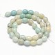Oval Natural Flower Amazonite Bead Strands(G-P106-16)-2