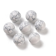 Synthetic Howlite No Hole Sphere Beads, Round, 16mm(G-K353-04D-13)